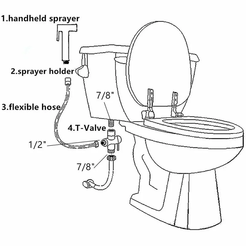 Three Way Diverter Valve G7/8 + G1/2 T-Adapter Converter Water Distribution Valve Tap Connector Faucet Splitter Bathroom Fitting