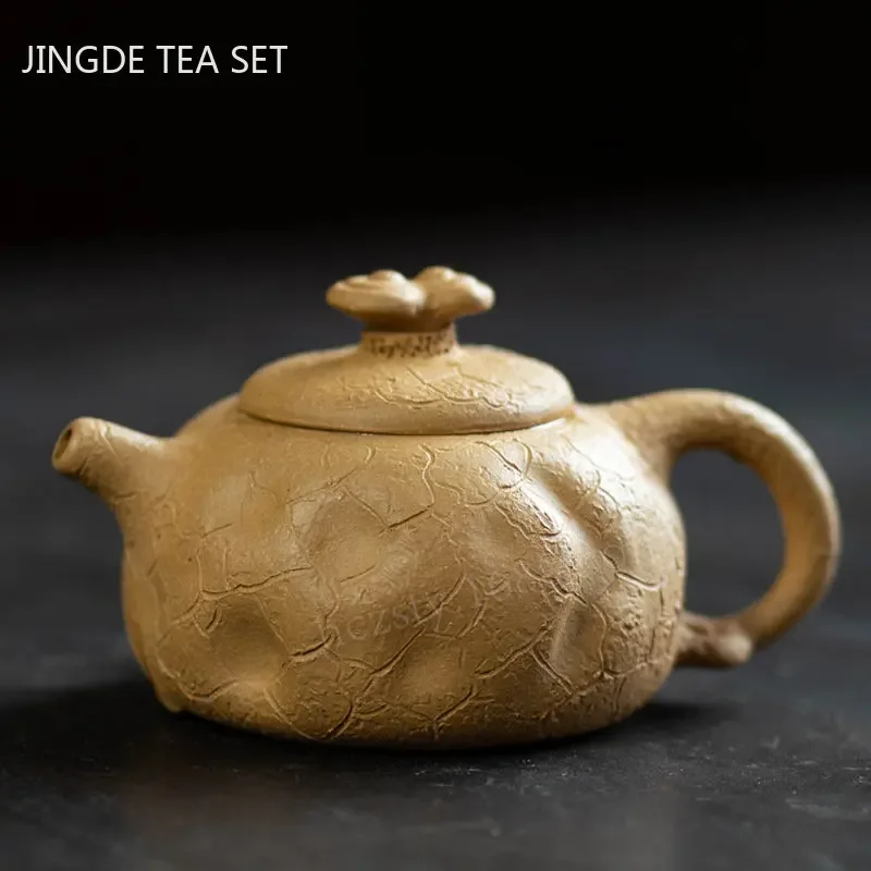 Boutique Yixing Purple Clay Teapots Handmade Zisha Beauty Tea Pot Tea Ceremony Supplies Customized Teaware Gifts Tea Infuser