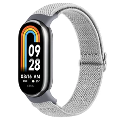 Nylon Loop Elastic Wristband Replacement Strap (Grey)