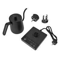 Electric Gooseneck Kettle with 5 Temperature Control Presets 1000W 800ml Pour Over Kettle for Coffee Tea Hot Water Boiler 1