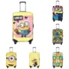 Minions Bob I Love Us Suitcase Cover Travel Flight Elastic Luggage Accesories Protection 1