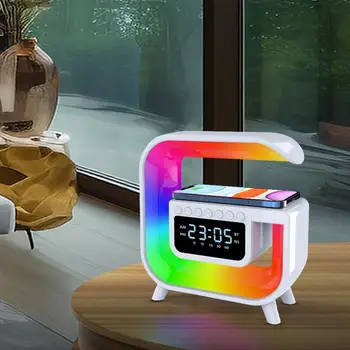 Smart Light Sound Machine USB Charging 6 Colors Music Speaker Timer Light Nursery Room Decor For Children's Room Bedroom Living 5