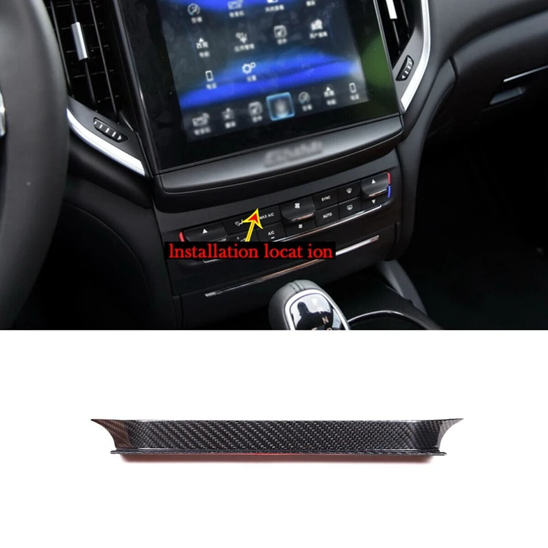 

Car Air Condition Switch Panel Upper Trim Accessories For Maserati Ghibli 2014-2015