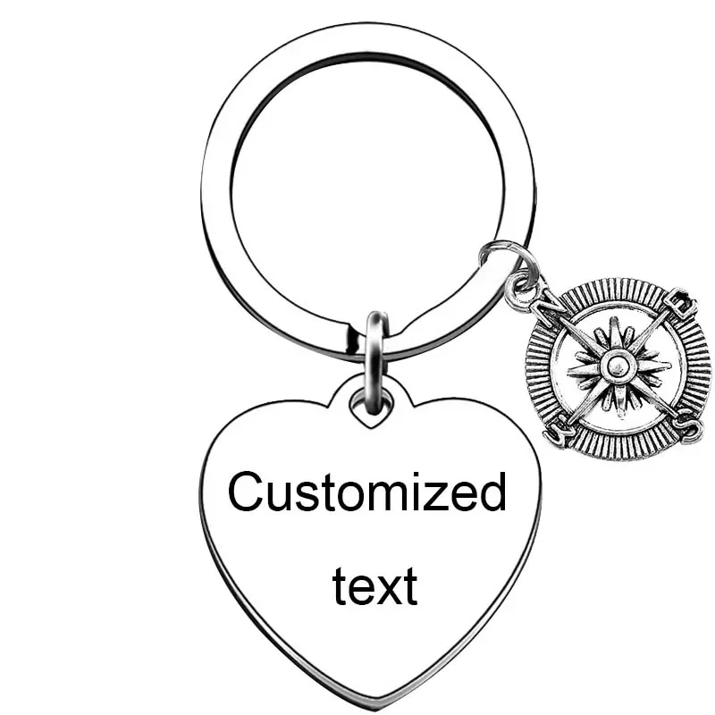 

Персонализированный брелок для ключей на заказ, брелок для ключей с надписью «Live Your Dream», подарок для сына и дочери, Вдохновляющие подарки