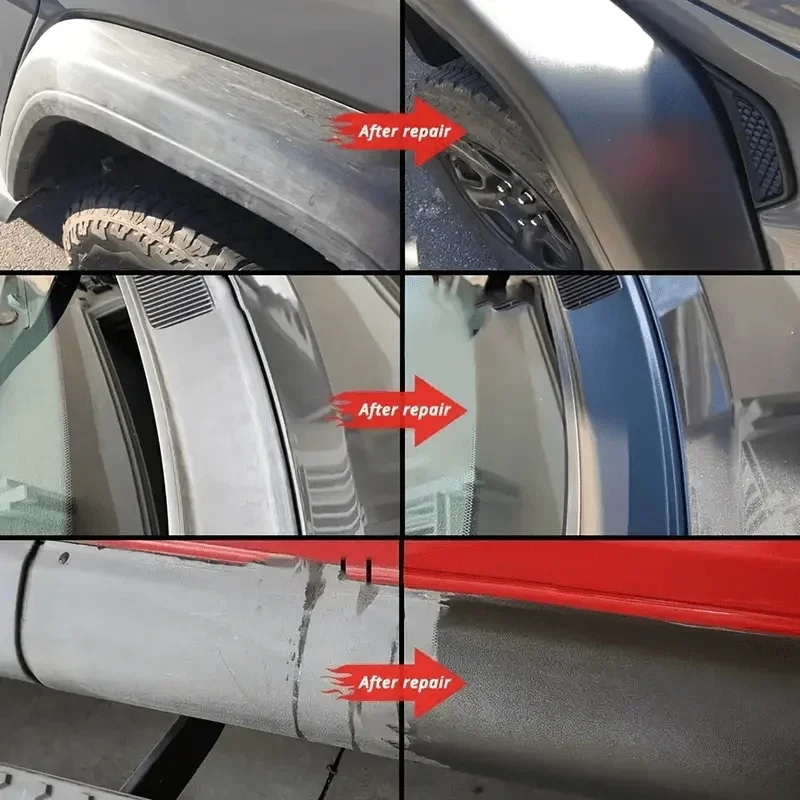 NEW Car Bumper Repair Paste - restores artificial leather with plastic, enhances black effect, car polishing with refurb coating 3