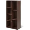 7 Cube Organizer Bookcase, Espresso, 9.3 x 19.5 x 41.7 in Bookshelf 5