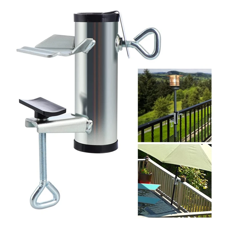Patio Umbrella Holder,Deck Umbrella Clamp,Patio Clamp,Balcony Clamp,Deck Holder