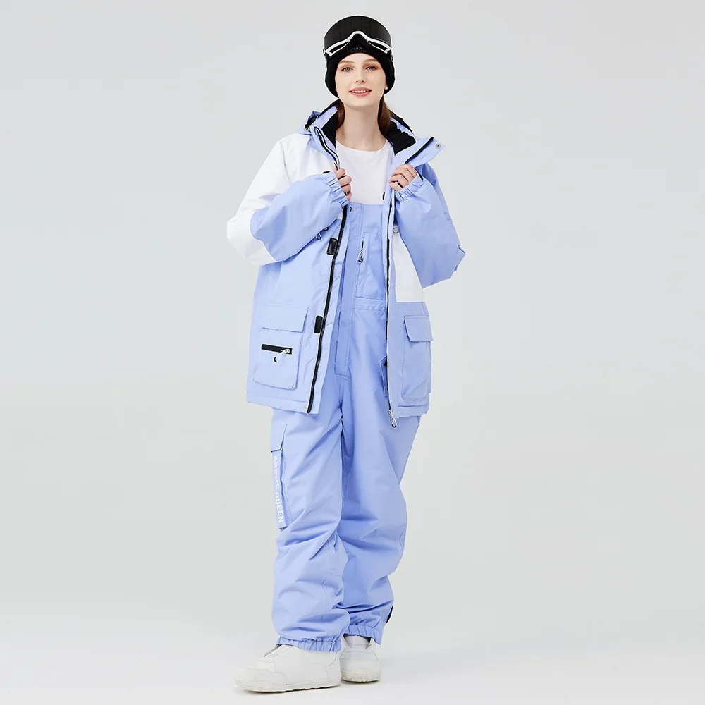 Zara Ski Suit Womens Ski Suit Waterproof Windproof Snowsuit For