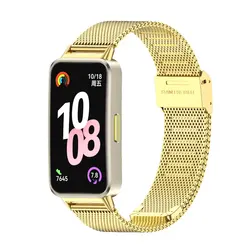 Stainless Steel Metal Wristband - Huawei Band 11 (Milanese Gold)