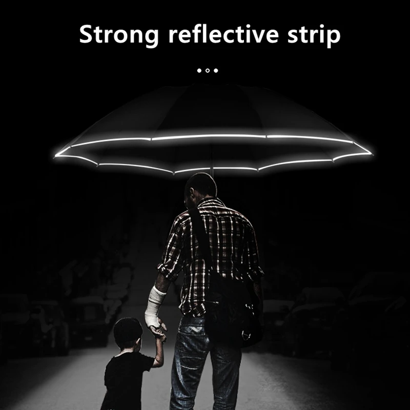 Automatic Folding Rotating Umbrella With LED light On the Bottom Sunny Rainy Bumbershoot Aluminum Waterproof Reverse Folding umbrella,automatic umbrella,reverse folding umbrella
