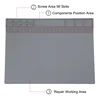 Insulation Heat Insulation Repair Pad Soldering Work Station Mat Silicon Welding Soldering Maintenance Platform 350*250mm 2