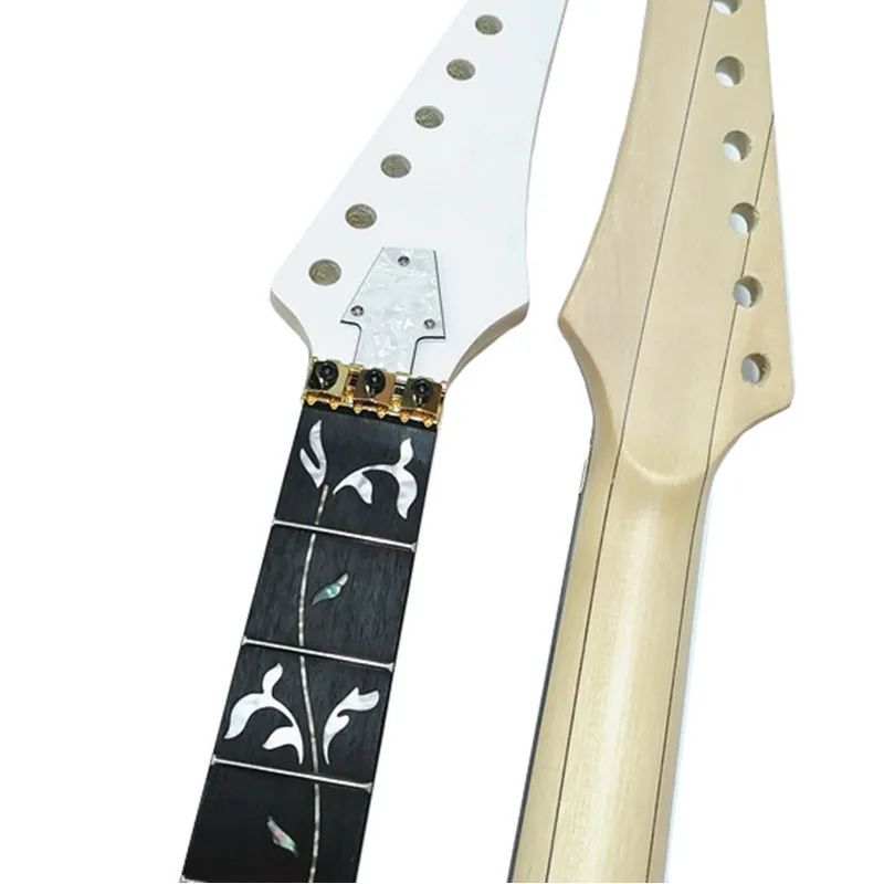 Disado 24 Frets Inlay Tree Of Life Maple Electric Guitar Neck Guitar Accessories Parts Can Be Customized Musical Instruments