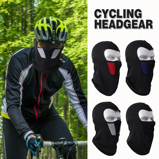 Cagoule Masque Visage de Sport Complet pour Moto Vélo Cyclisme