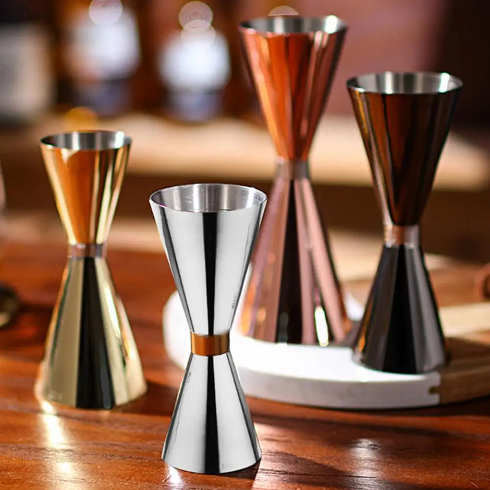 DoubleHeadCocktailJiggerAntiRustClearScaleMedioPrecisaAo