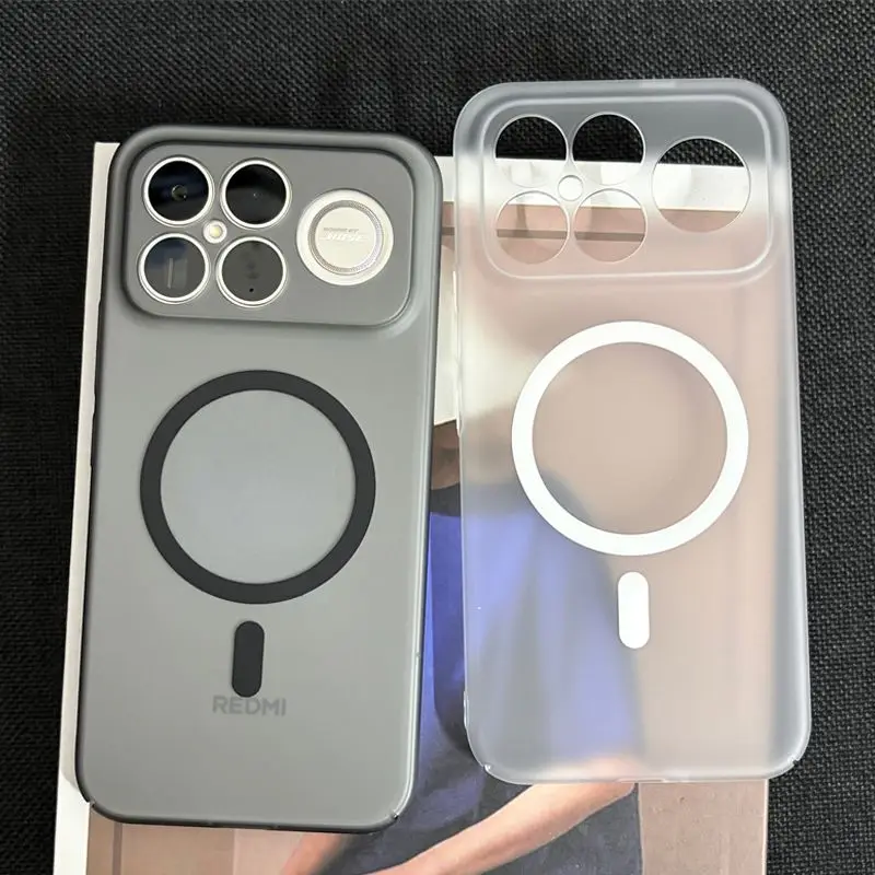 Sleek Transparent Magnetic Hard Case - Durable Protective Back Cover