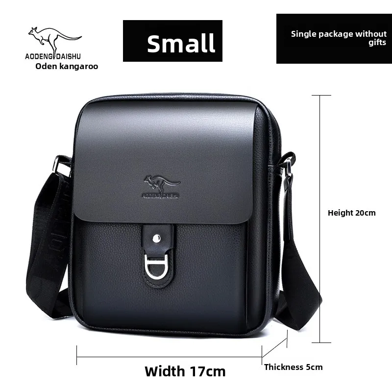 New Style Men's Single Shoulder Bag Fashion Casual Trendy Crossbody Business Small Satchel Backpack for Students Youth