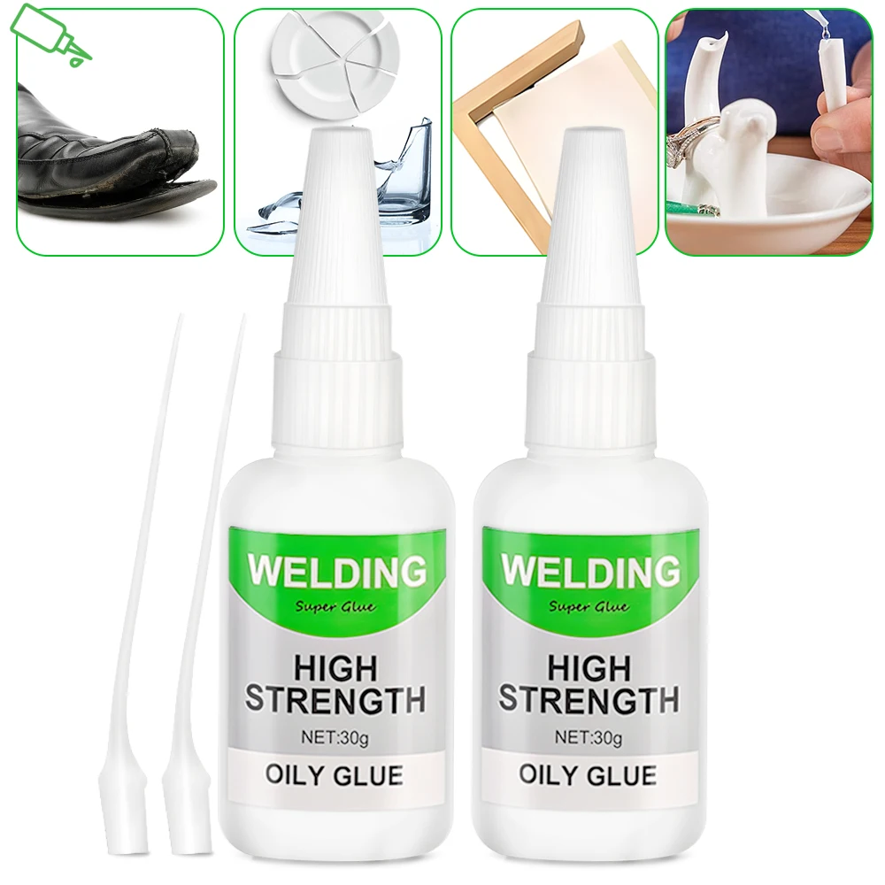 Strong Oily Glue กาวอเนกประสงค์ - เรซิน เซรามิค, โลหะ, แก้ว, Strong Universal Super Glue, กาวทันที 1