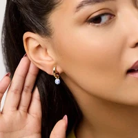 Juliana Enamel Flower Hoop Earrings 6