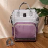 LEQUEEN Waterproof Diaper Backpack Bag Maternity USB Nursing Bag Universal Large Woman Travel Baby Organizer Stroller Bags 2