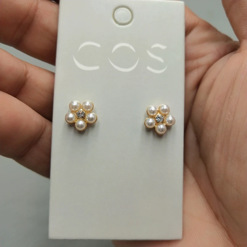 Exaggerated Fashionable Earrings Quality Trendy Stylish Alloy Silver Gold Plated Ear Jewelry for Trendsetters - 2