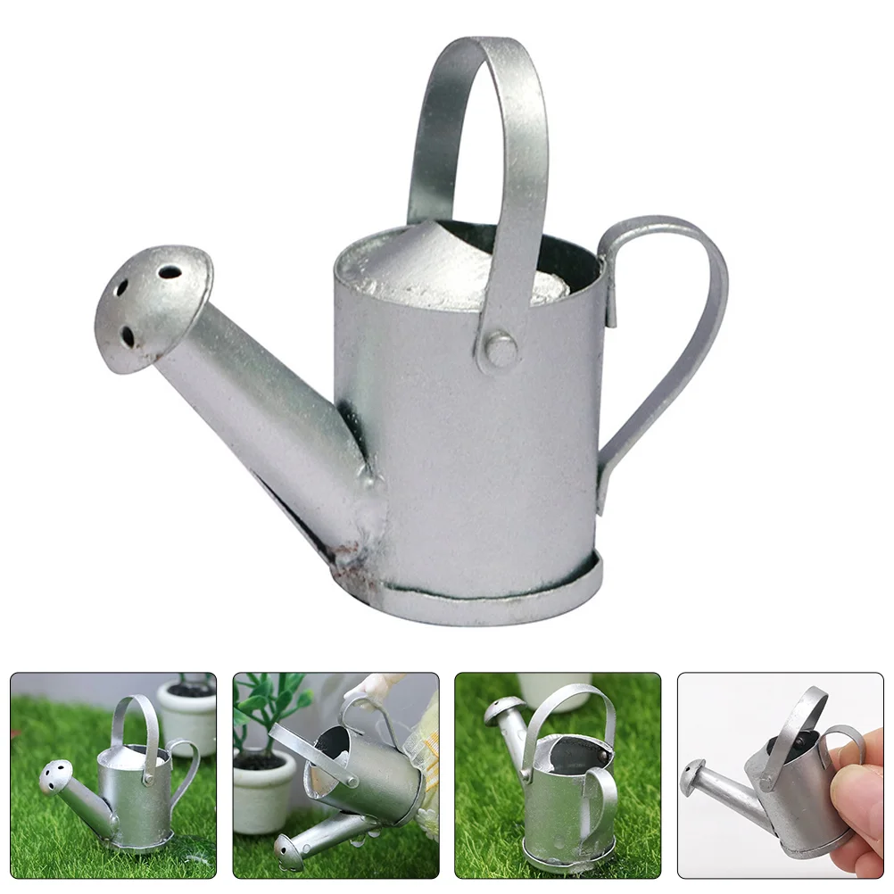 

House Watering Can Mini Garden Accessory Miniature Kettle Gardening Tool Pot