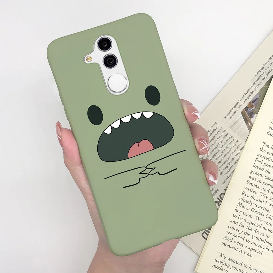 Cute Dinosaur Heart Soft Silicone Shockproof Matte Phone Case - Berry Red