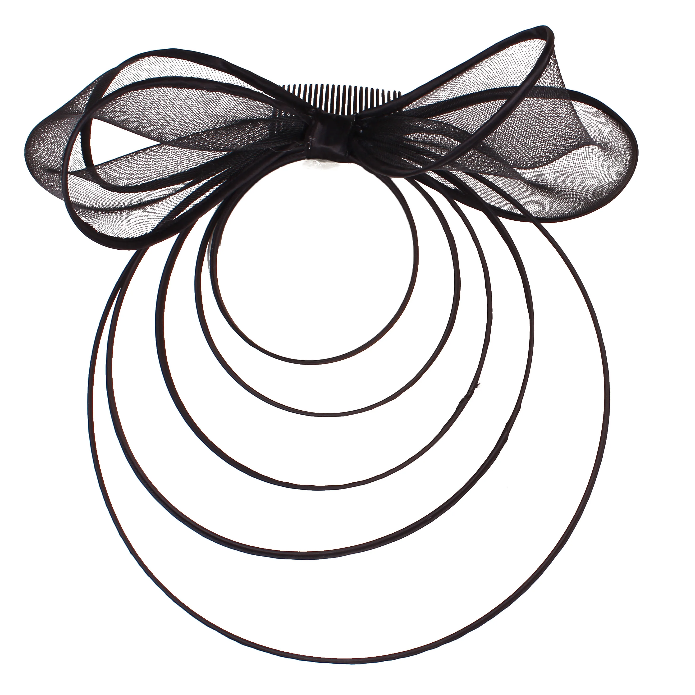 Big Fascinators Hat For Women Weddings Amazing Headwear With Bow For Party Kenducky Royal Asscot Pillbox Cap Hair Clip Bride