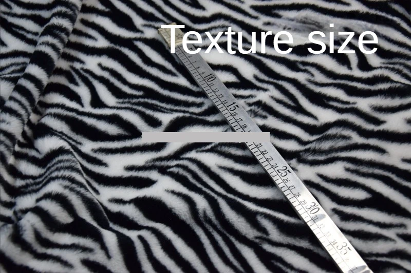 Plush Fabric By The Yard for Clothing Coats Diy Sewing Plain White Black  Imitation Rabbit Fur