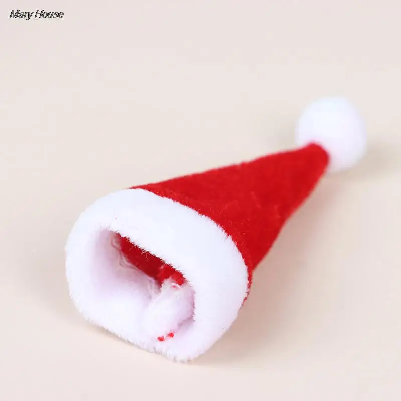 Doll Clothes Set 2Pcs Xmas Mini Scarf Hat Decor Doll Clothes Accessory Christmas Party Ornament
