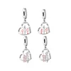 Fit Original Pan Charms Bracelet 925 Silver Mother Son Mother Daughter Hand In Hand Walk Together Bead For Making Women Berloque 1