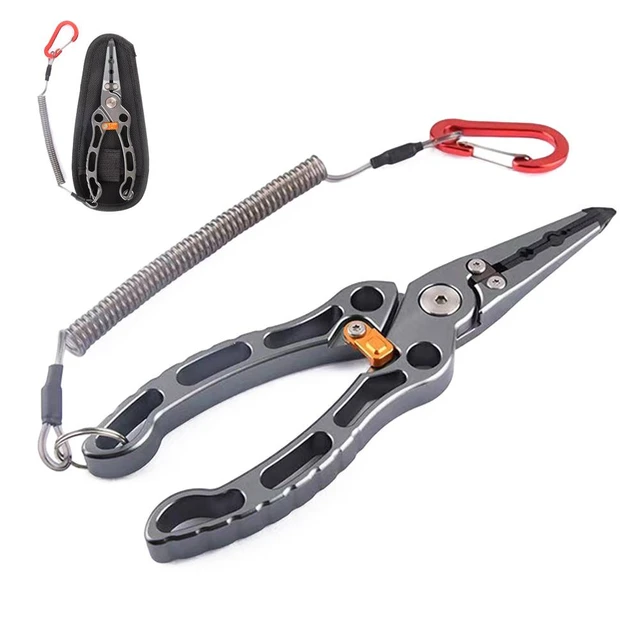 Fishing Pliers Fishing Tools Line Cutter Multifunctional Knot Aluminum  Alloy Scissors Hook Remover 18.5cm Fishing Equipment - Fishing Tools -  AliExpress