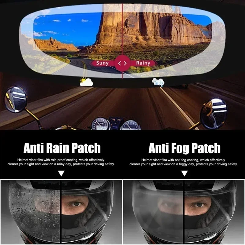 Motorcycle Helmet Lens Anti-fog Film Universal Electric Vehicle