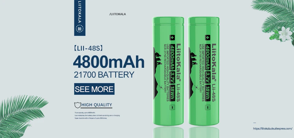 Liitokala Lii-500 Lii-402 Lii-202 Lii-100 3.7V 1.2V Multifunction 18650 26650 21700 17355 18350 14500 AA AAA  Battery Charger