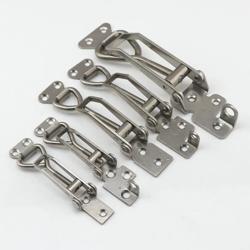 Stainless Steel Anti-Rattle Fastener Marine Boat Latch Locker Hatch Clamp Boat Locker Anti Rattle Latch Fastener Clamp Marine toggle latches decorative latches buckle clamp