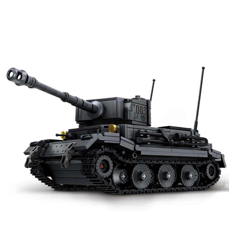 WW2 Military Half-Tracked Vehicle Building Block Set