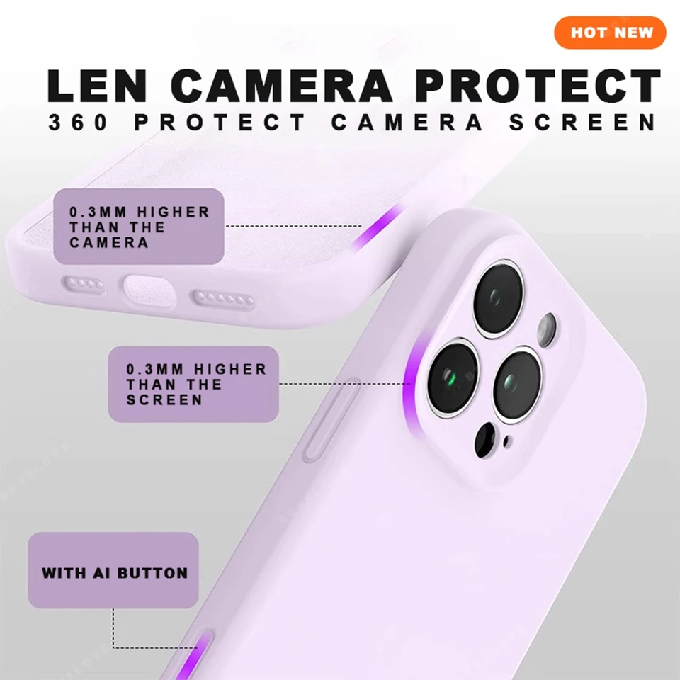 Candy Silicone Shockproof Camera Protector Case - Slim, Soft Rubber Cover