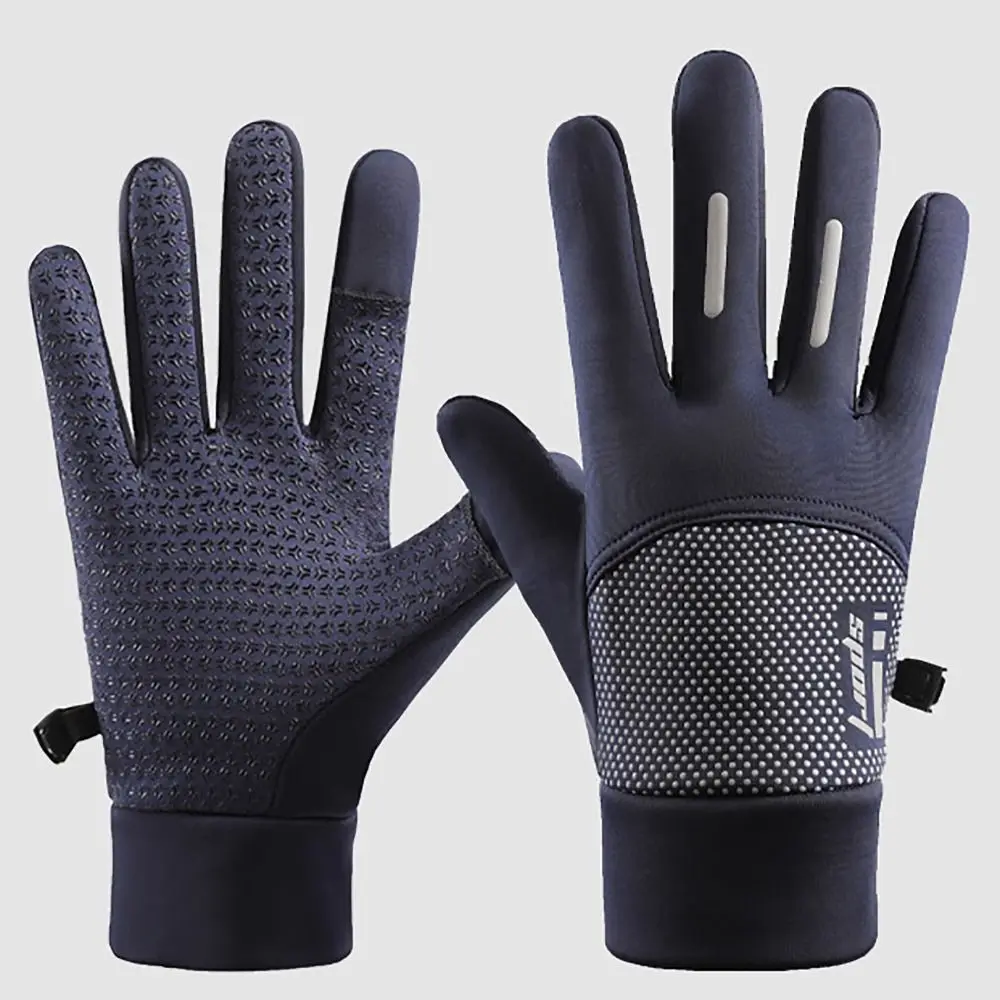 

Silicone Anti-slip Winter Fishing Riding Gloves Touchscreen Winter Warm Finger Flip Cover Gloves Waterproof