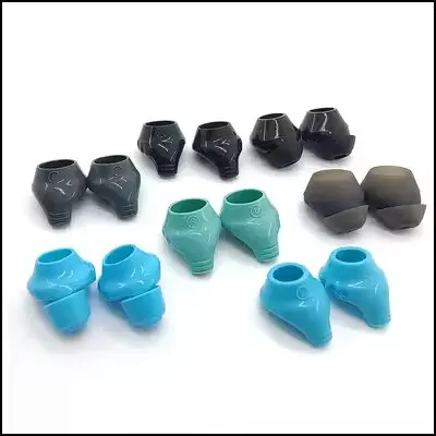 Yurbuds 헤드셋 i8 전화 6s 헤드폰 이어폰에 대 한 2pcs 교체 실리콘 귀 팁 버드 이어 버드 이어팁
