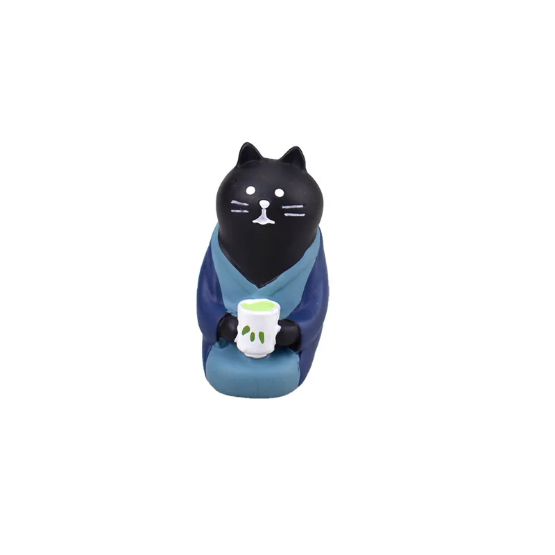 Shiba Inu Miniature Figurines Resin Craft for Bookshelf and Bonsai Décor