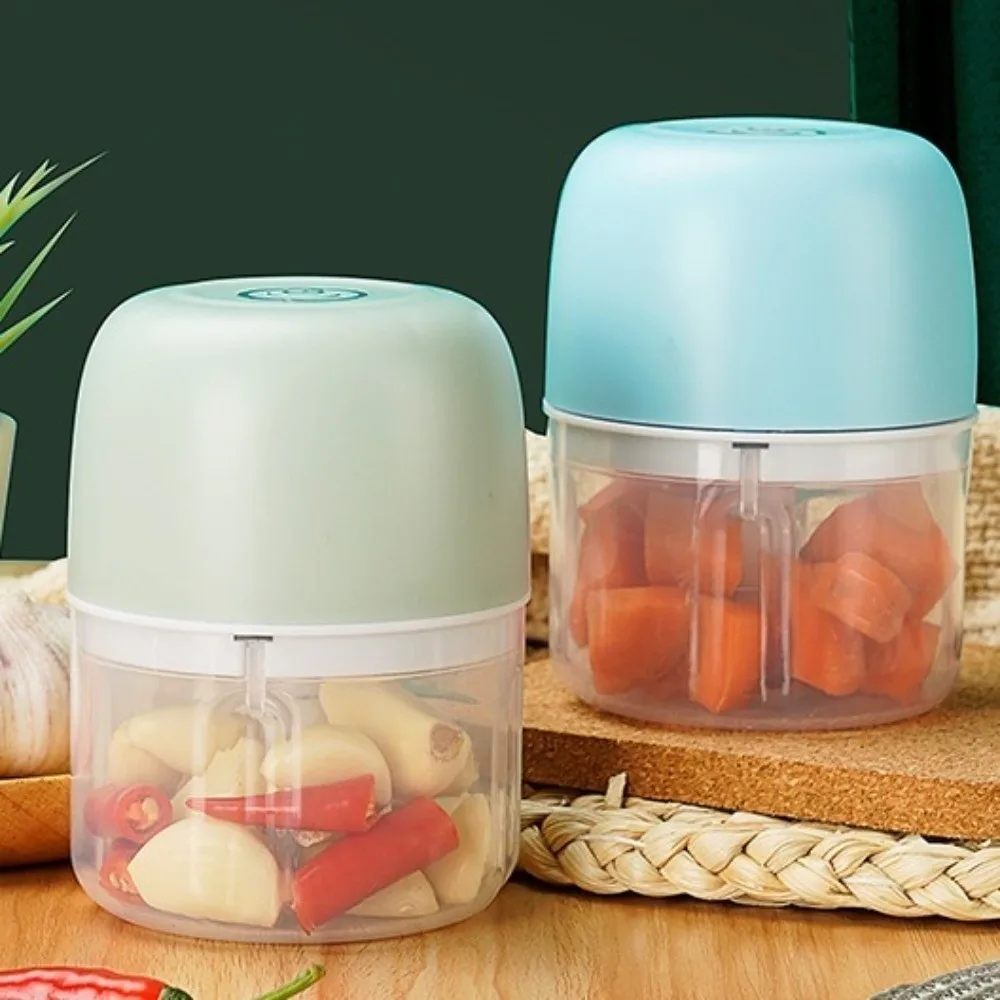 Portable Electric Garlic Masher USB Charging Multifunctional Garlic Presser Efficient 250ML Capacity Food Processor Home Cooking