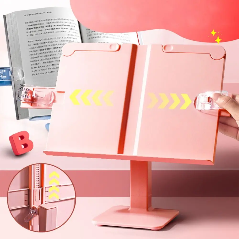 Shelf Office Supplies Lift Book Stand Canvas Holder Reading Stand Desk Bookshelf 4