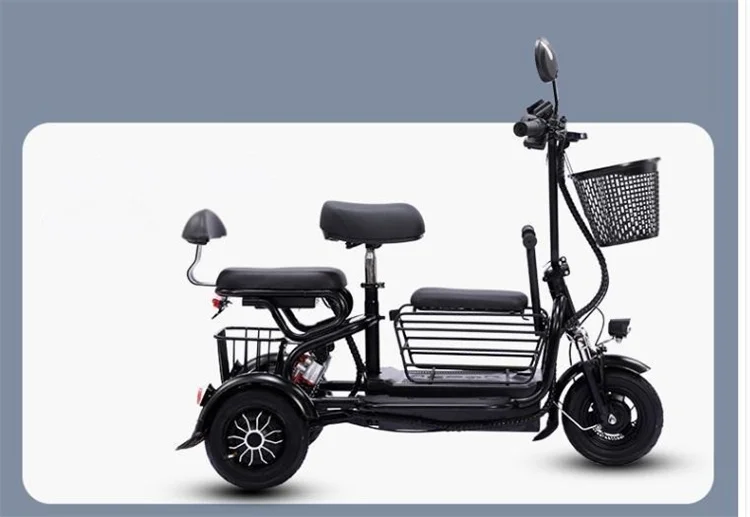 Electric Trike Mobility Scooter With Pet Storage 500W 48V 120km