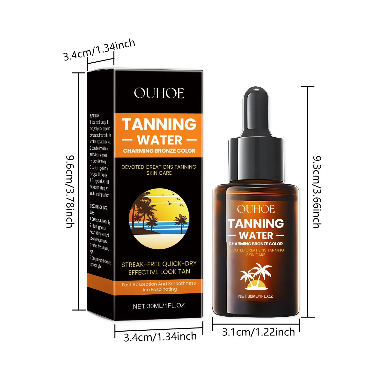 Bronzing Drops Accelerator Black Tanning Body Bronzers Moisturizing Sunbeds Solarium Beach Sunless Tanning Self Tanner Serum self tanning lotion,skin tanning cream