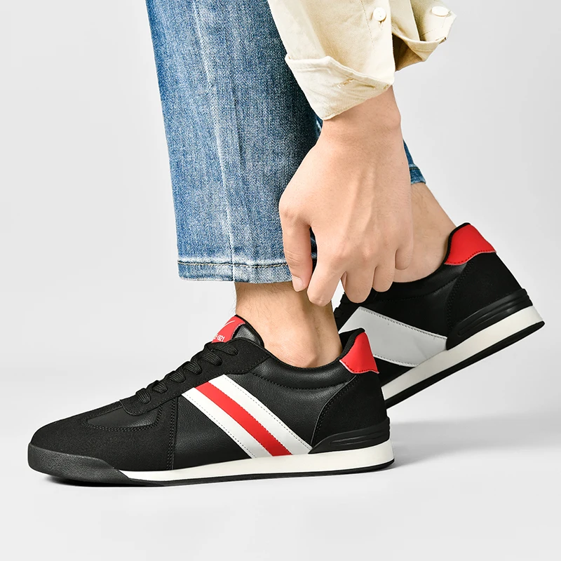 2026 Men Retro Sneakers Flat Sole Versatile Casual Shoes Comfortable Daily Footwear Stylish Vintage Men's Footwear 5