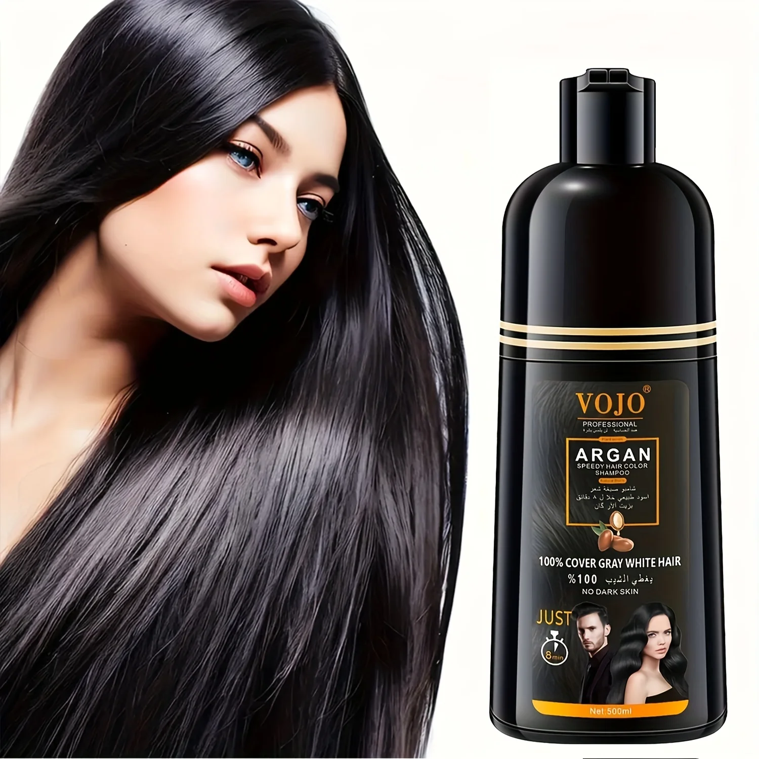 Revitalizing Instant Hair Color Shampoo with Long-Lasting Results