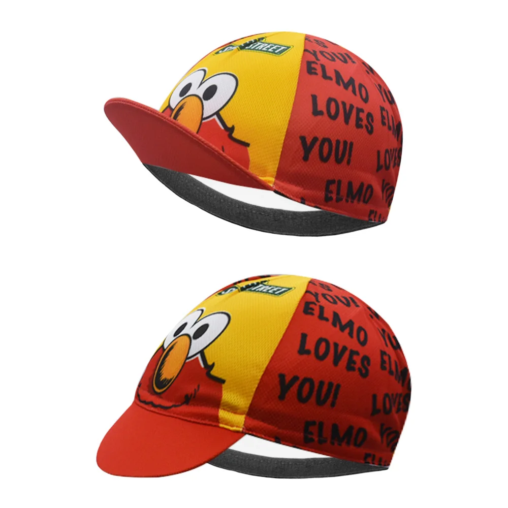Funny Cartoon Cycling Cap Breathable Road Bicycle Socks Men and Women Outdoor Sports Racing Cycling Hat 2