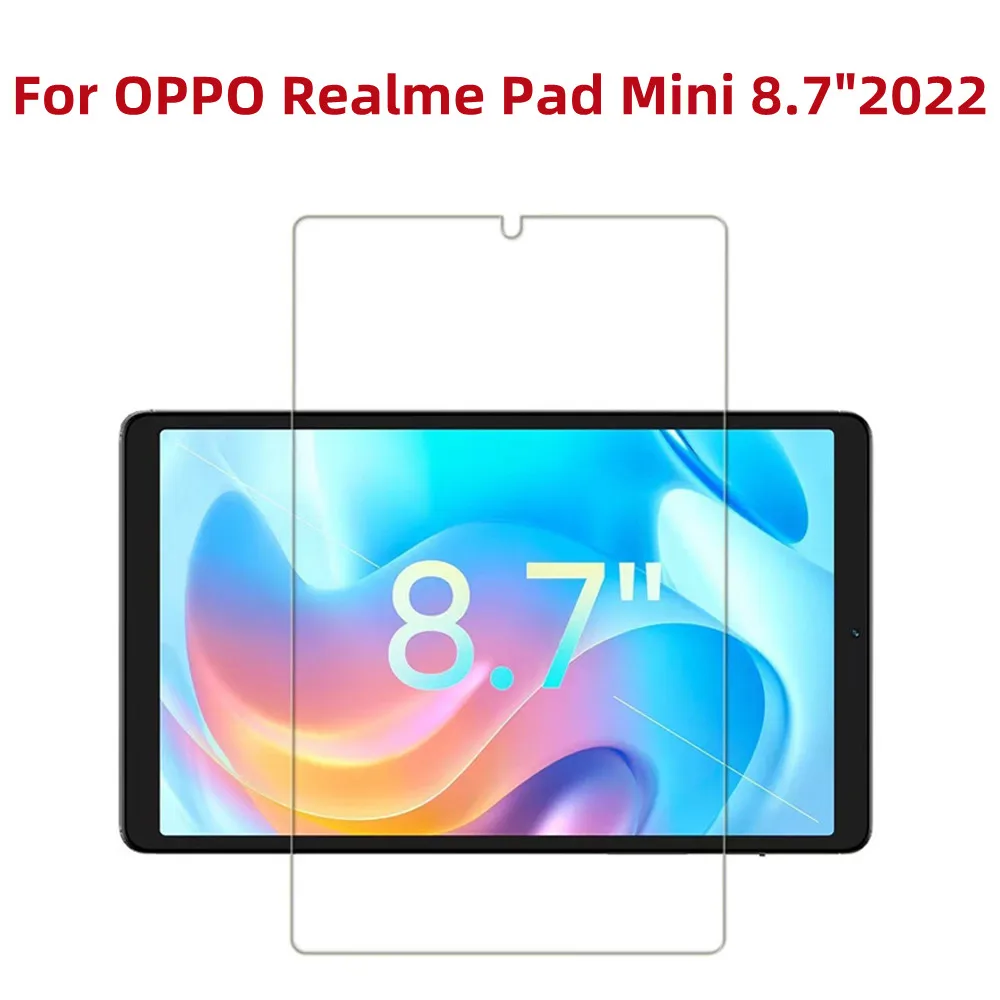 Tablet Screen Protector For Realme Pad Mini 8.7 Inch 2022 Anti Scratch Explosion Proof Clear Tempered Glass Film 5