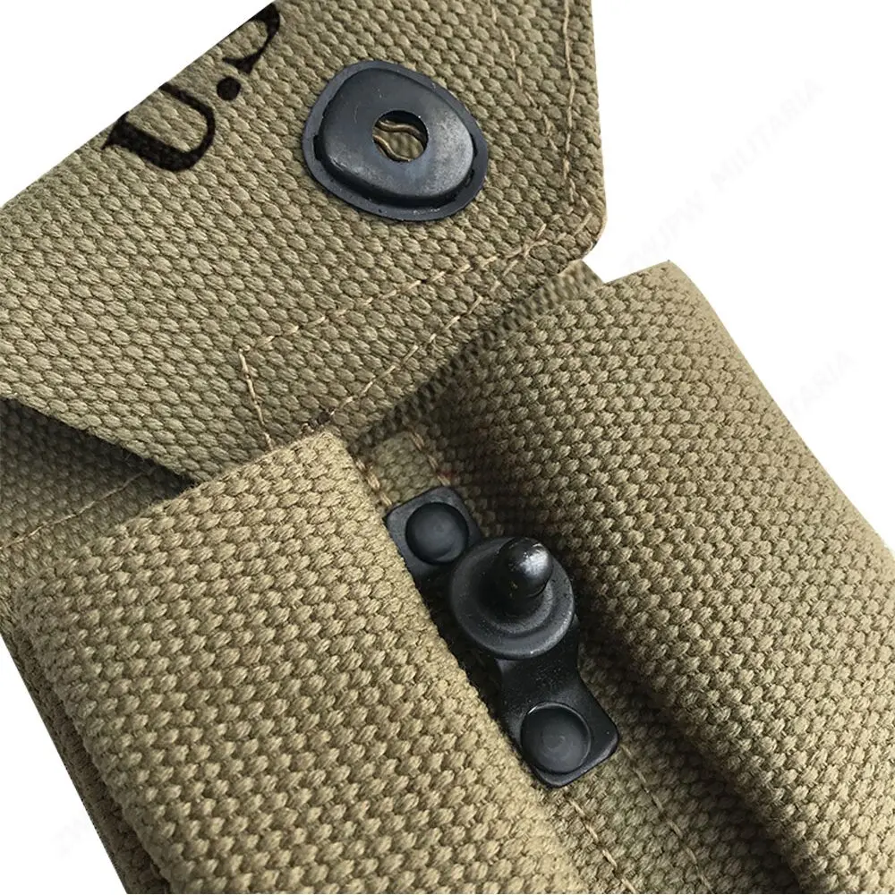 Pistol Ammo Pouch WW2 US M1911 PISTOL AMMO POUCH American Twin Webbing Magazine Mag Carrier REPRO