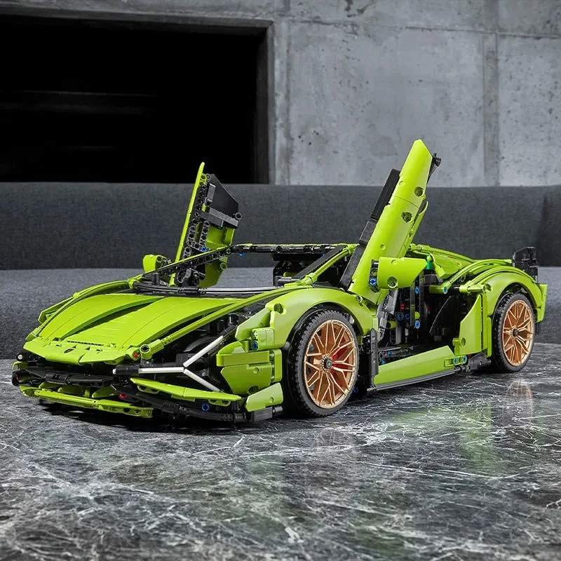 Juego de bloques de construcción modelo Lamborghini RC para niños, juguete  de ladrillos para armar coche deportivo de Control remoto, serie City 1 ∶ 8  3696, compatible con 42115| | - AliExpress