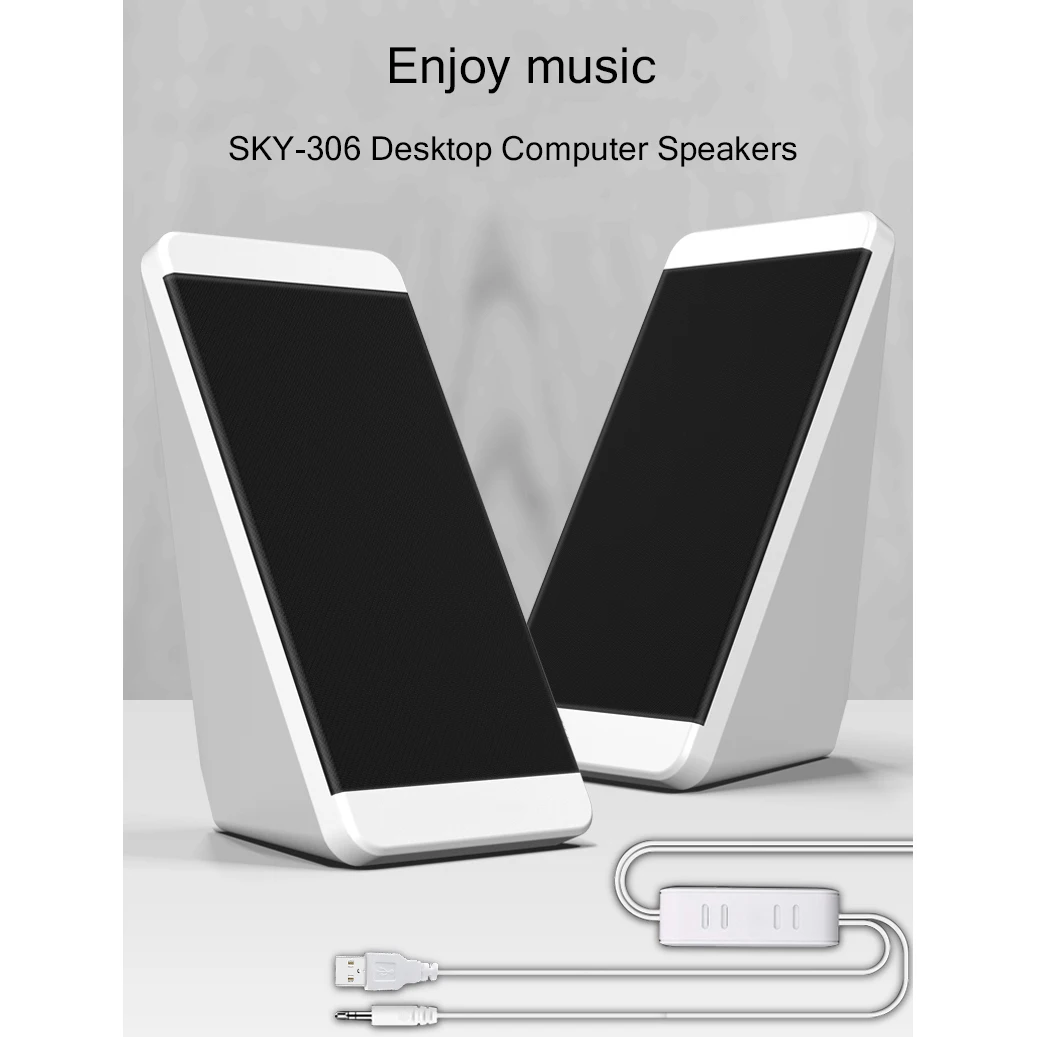 USB Computer PC Speaker For Laptop Caixa De Som Portable Stereo Audio System Sound Box Music Baffle Acoustics Baffe Loud Bocina computer speaker